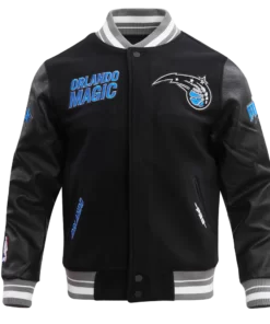 Orlando Magic Retro Classic Rib Wool Varsity Jacket