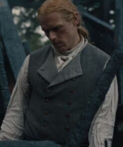 Outlander-S07-Sam-Heughan-Grey-Vest