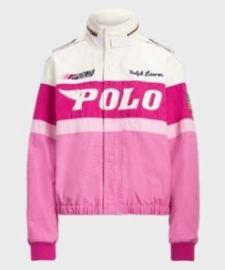 Pink-Polo-Racer-Jacket