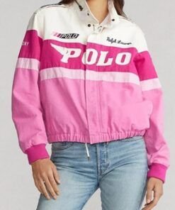 Pink-Racer-Polo-Jacket