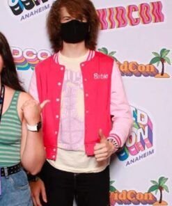 Ranboo Pink Barbie 2023 Varsity Jacket.