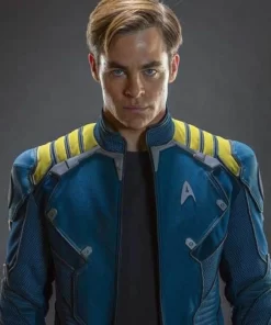 Star Trek Beyond Chris Pine Blue Costume Jacket