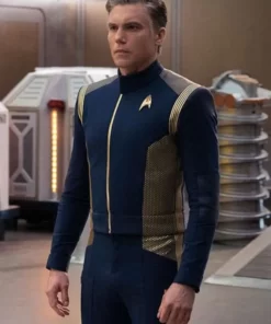 Star Trek Discovery Captain Pike Blue Jacket