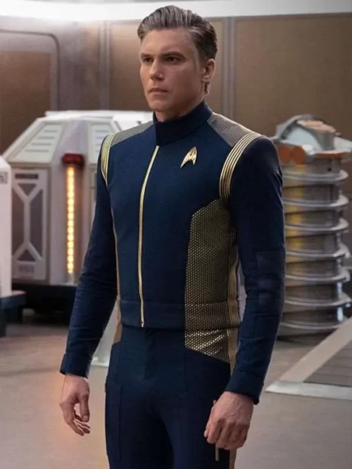Star Trek Discovery Captain Pike Blue Jacket