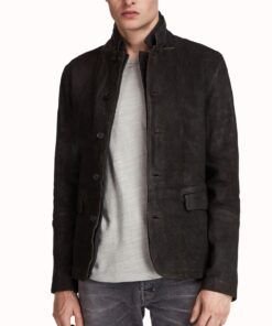 Titans Dick Grayson Black Leather Coat