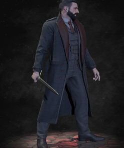 Vampyr Jonathan Reid Cosplay Grey Coat.