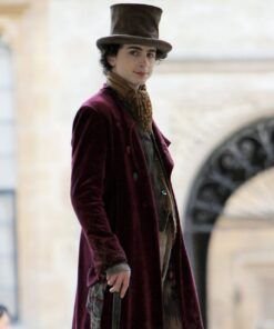 Young Willy Wonka Timothée Chalamet Coat