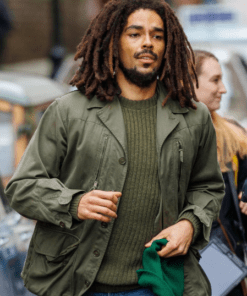 bob marley one love green jacket