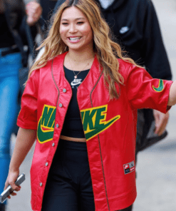jimmy kimmel live chloe kim jacket