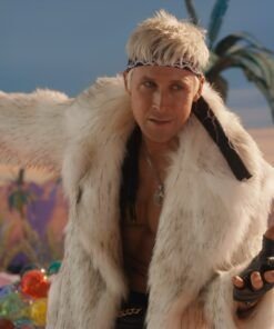 ken barbie ryan gosling fur coat