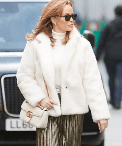 Amanda Holden Faux Fur Jacket 2023