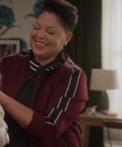 And just like that Sara Ramirez Burgundy Jacket