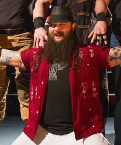 Bray Wyatt Maroon Shirt 2023
