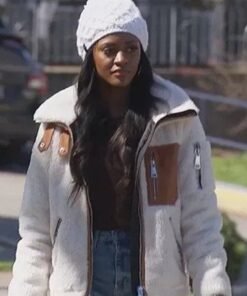 Charity Lawson The Bachelorette S20 Sherpa Jacket