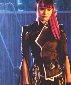 Deadpool 2 Yukio Black Leather Coat