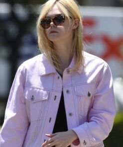 Elle Fanning Denim Jacket
