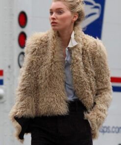 Elsa Hosk Looks Stylish In A Sheep-like Jacket 2023