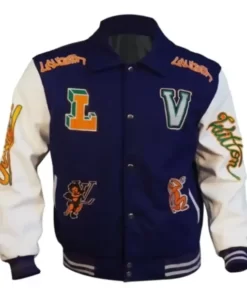 Frank Clark Lv Varsity Jacket