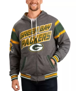Gray Green Bay Packers Extreme Hoodie