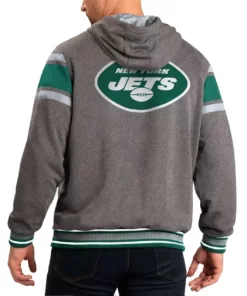 Gray New York Jets Extreme Hoodie 2023