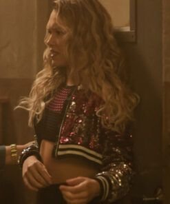 Heels S02 Kelli Berglund Sequin Cropped Jacket 2023