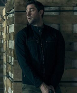 Jack Ryan S03 John Krasinski Black Jacket 2023