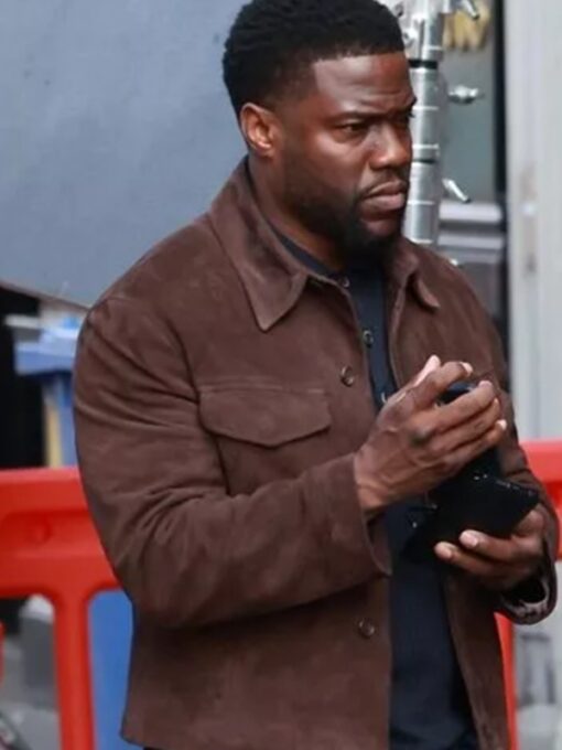 Kevin Hart Lift 2024 Suede Leather Jacket 2023