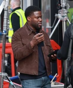 Kevin Hart Lift 2024 Suede Leather Jacket