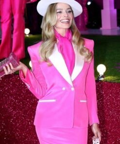 Margot Robbie Barbie 2023 Pink Blazer