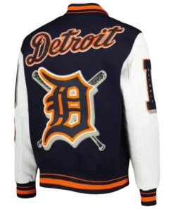 Men’s Detroit Tigers Mash Up Logo Varsity Full-zip Jacket 2023