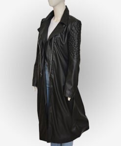 Negasonic Teenage Warhead Black Leather Coat 2023