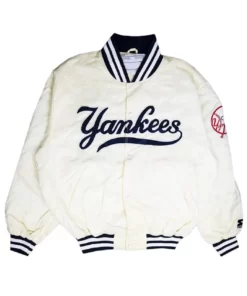 New York Yankees 90s White Jacket