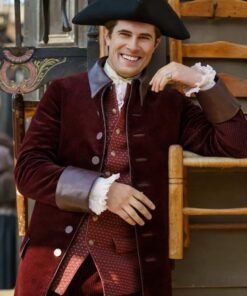 Outlander Season 7 Lord John Grey Maroon Coat