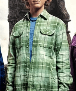 Percy Jackson And The Olympians Walker Scobell Green Shirt 2023