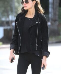 Phoebe Tonkin Black Jacket