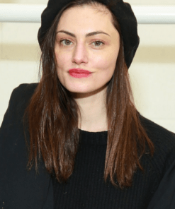 Phoebe Tonkin Black Puffer Jacket 2023