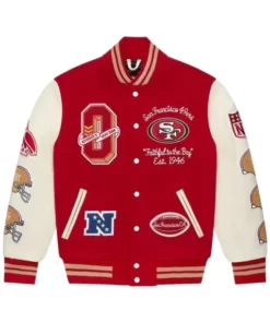 San Francisco 49ers Letterman Varsity Jacket
