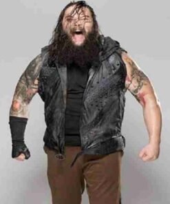 WWE Wrestler Bray Wyatt Leather Vest 2023