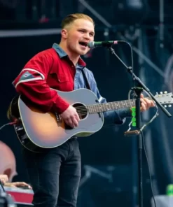 Zach Bryan Red And Blue Shirt