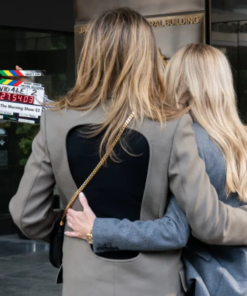 the morning show s03 jennifer aniston brown coat