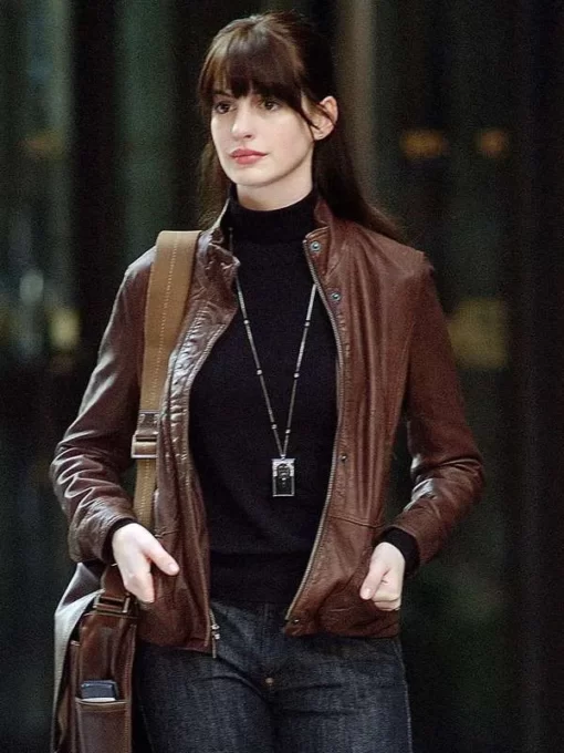 Anne Hathaway The Devil Wears Prada Leather Jacket