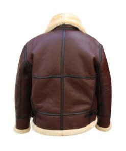 B3 RAF Aviator Pilot Flight WWII Shearling Bomber Jacket 2023