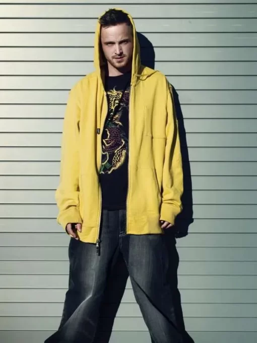 Breaking Bad Jesse Pinkman Costume Yellow Hoodie