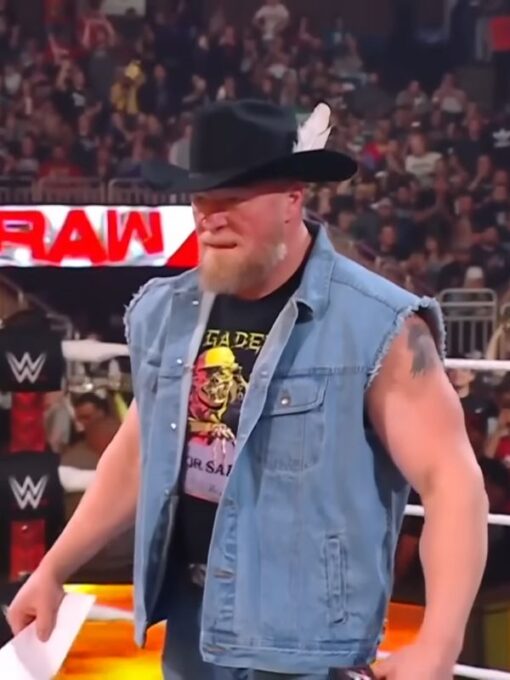 Brock Lesnar Blue Denim Vest