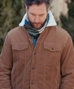 Christmas On The Alpaca Farm Matt Wells Corduroy Jacket