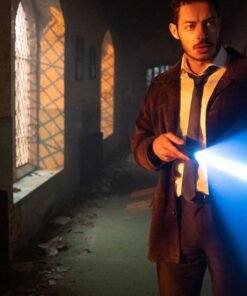 Colman Akande The Woman In The Wall Daryl Mccormack Suede Coat