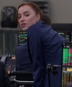 Fair Play Phoebe Dynevor Blue Blazer