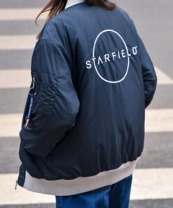 Flight Crew Starfield Blue Bomber Jacket