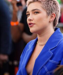 Florence Pugh Oppenheimer Blue Blazer