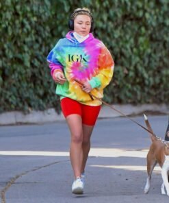 Florence Pugh Tie-dye Hoodie